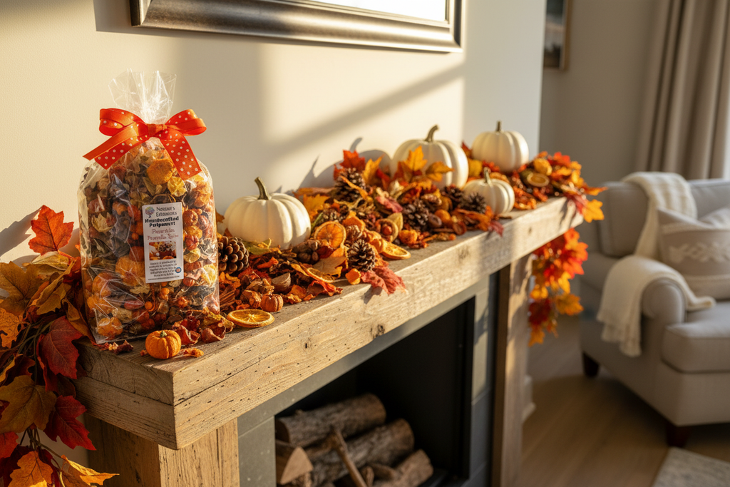 Autumn Mantel Lifestyle