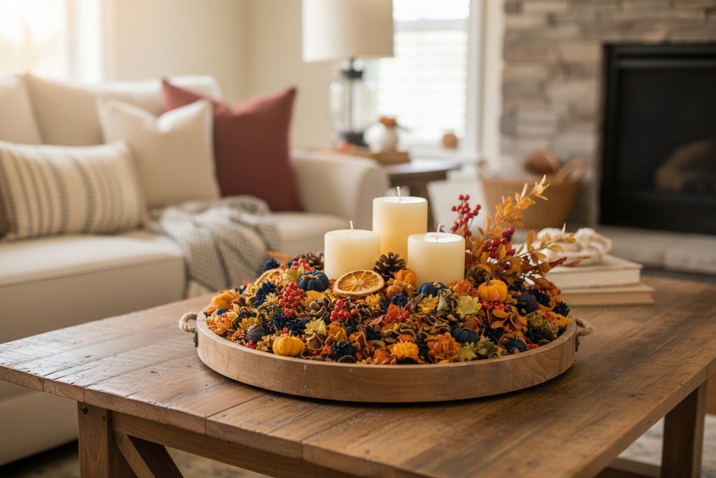 Coffee Table Centerpiece Lifestyle
