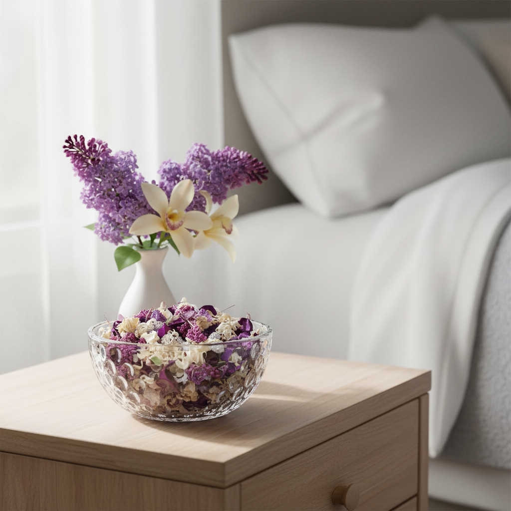 Lilac & Vanilla in Bedroom