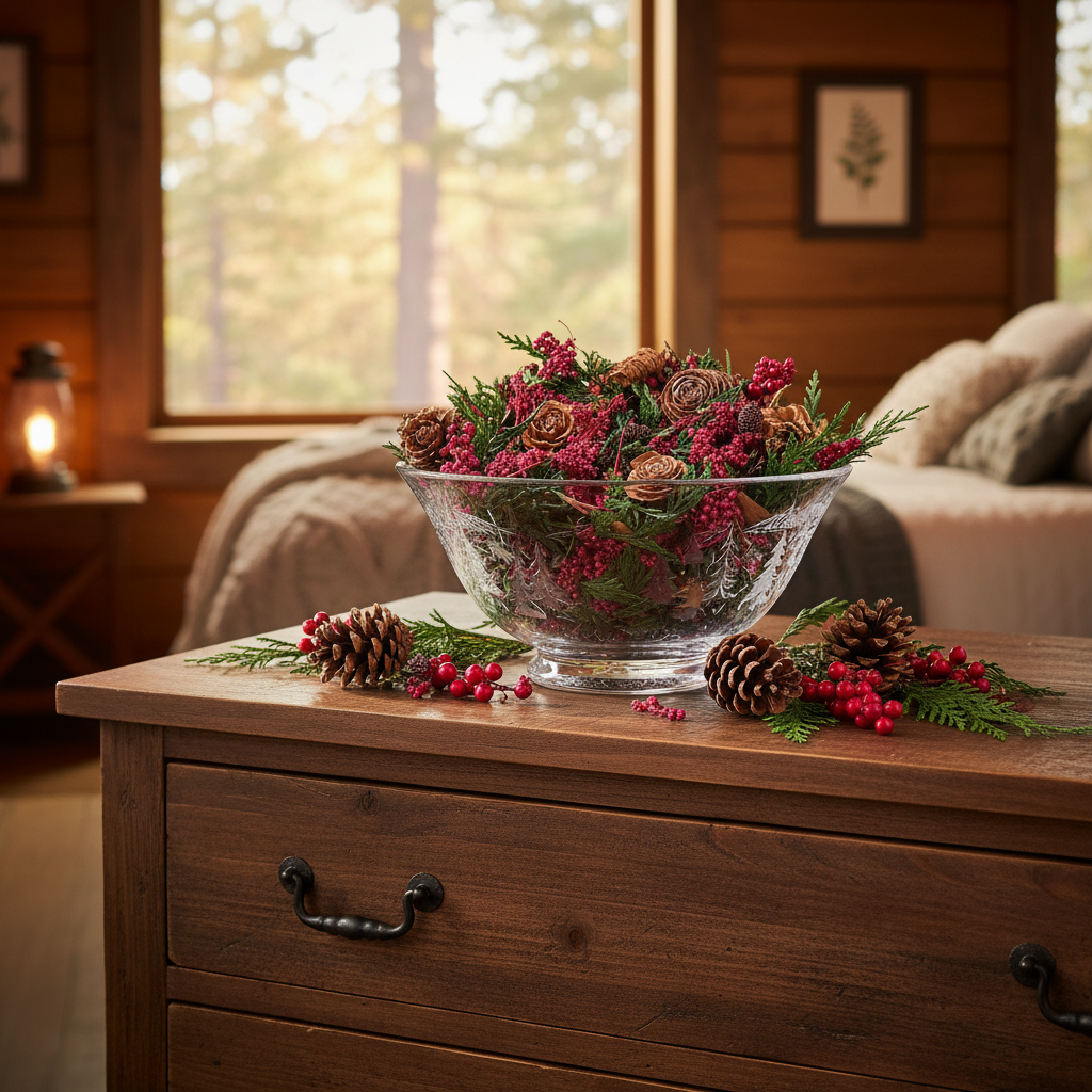 Mountain Berry in Bedroom