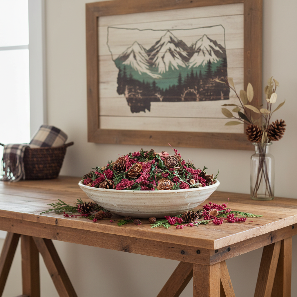 Mountain Berry in Entryway