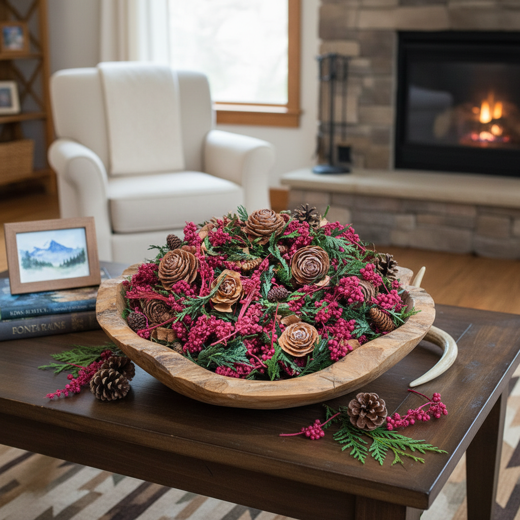 Mountain Berry in Living Room