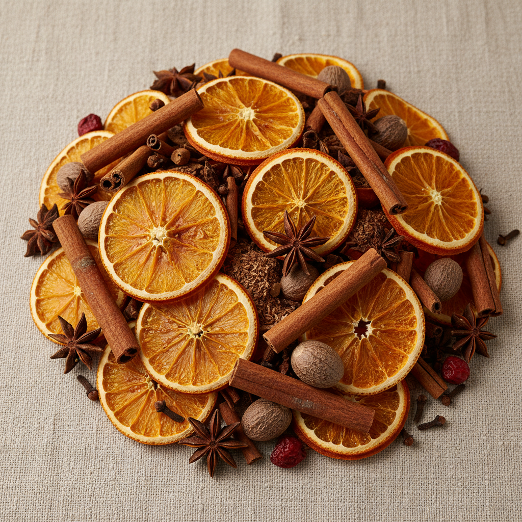 Orange Spice Potpourri Close-up