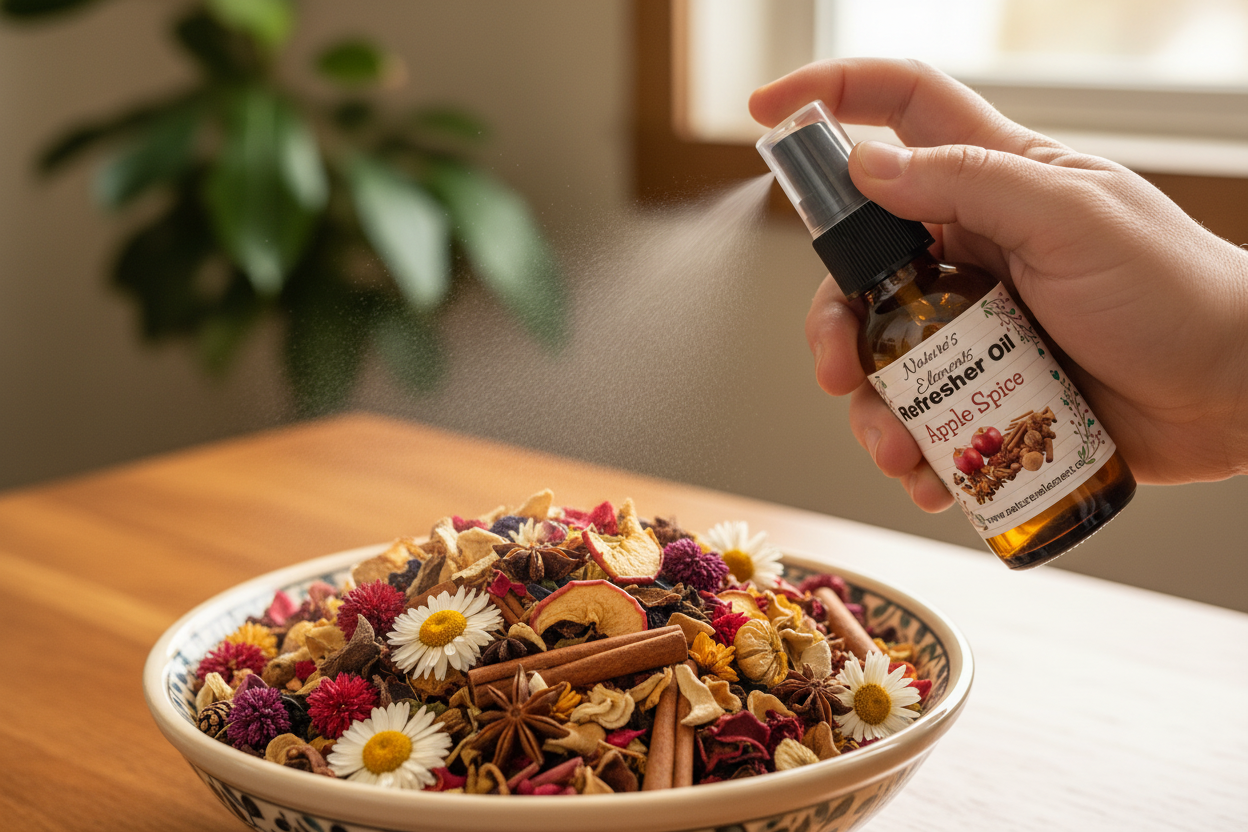 Refresher Oil on Potpourri