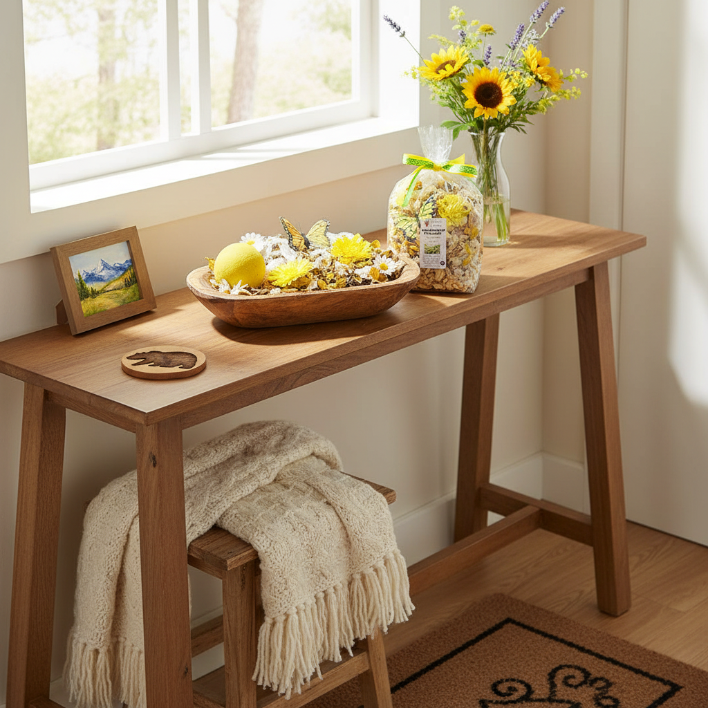 Summer Sun in Entryway