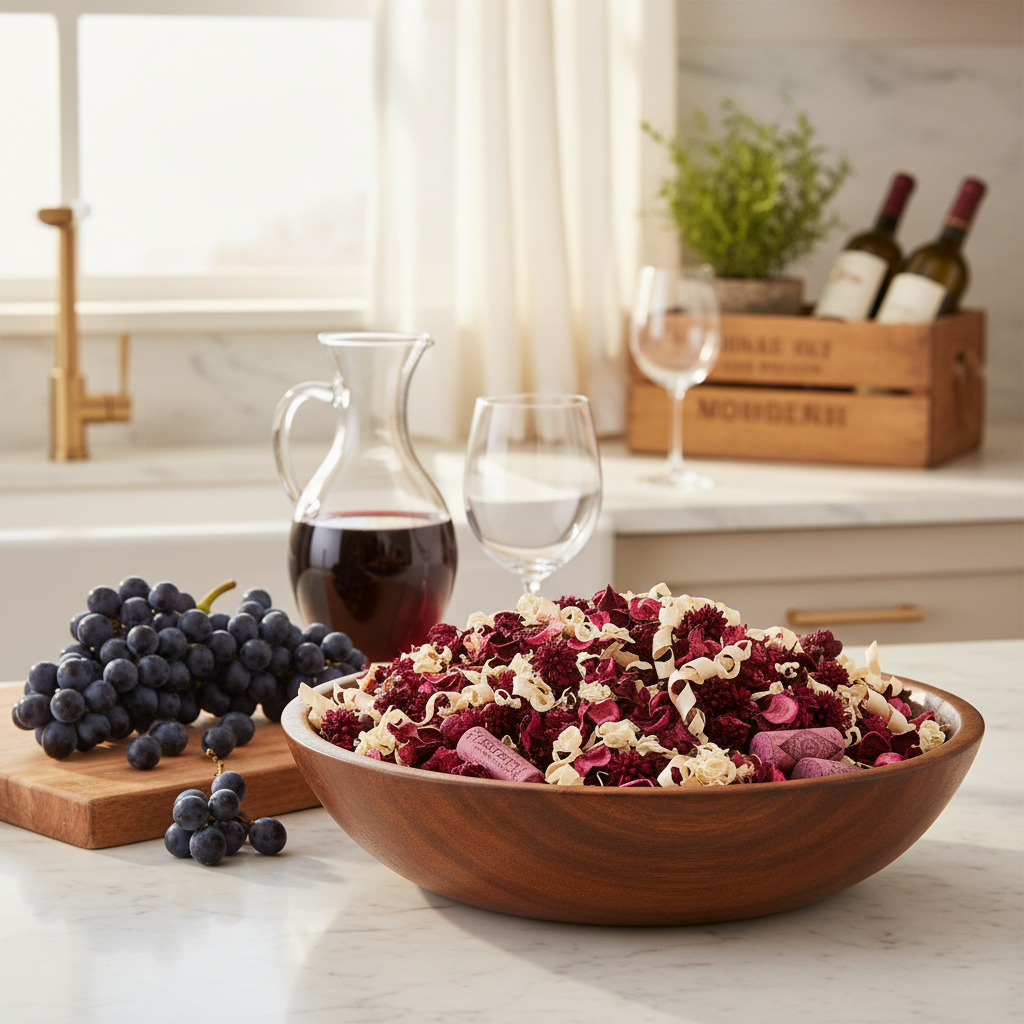 Vineyard Sunset in Kitchen